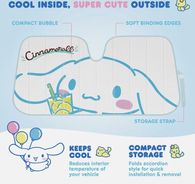 Cinnamoroll Reversible Auto Shade