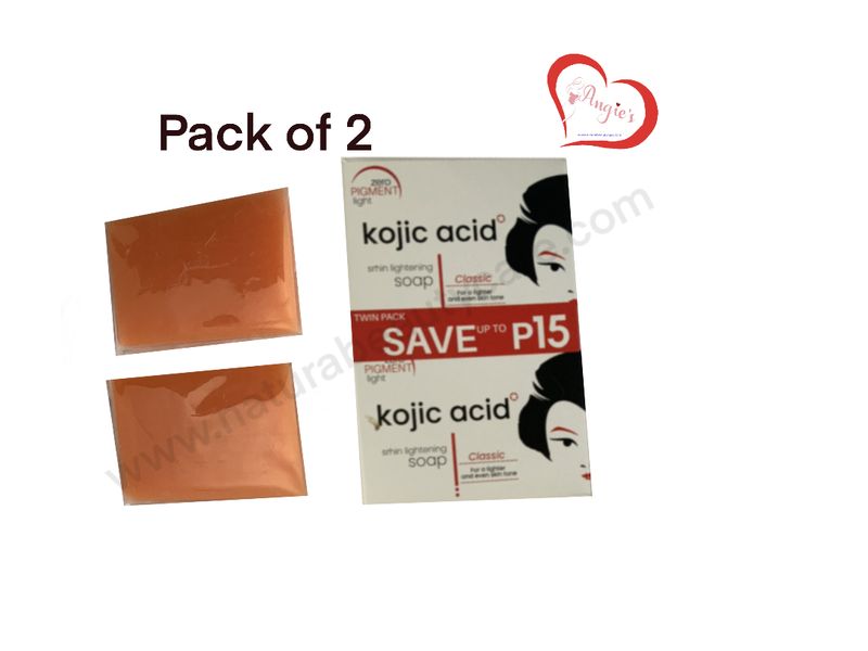 Kojic Acid Skin Whitening Soap Package of 2  Soaps 120g