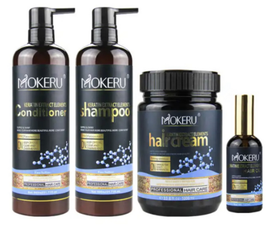 Mokeru Keratin Enrichment Shampoo Hair Treatment for Men and Women