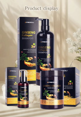 Meidu Ginseng Collagen Shampoo for Men and Women with Keratin and Ganoderma extract for Healthy Hair