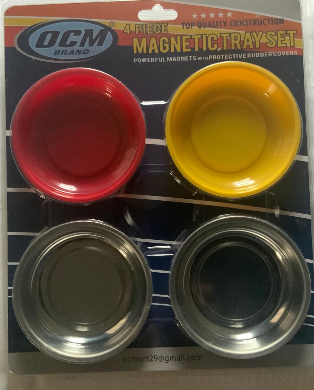 Magnetic Tray Set by OCM Brand set of 4