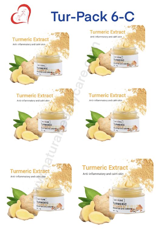 Turmeric Eye Cream for Man and Women Reduce Dark Circles Wholesale Pack
