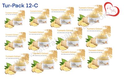 Turmeric Eye Cream for Man and Women Reduce Dark Circles Wholesale Pack