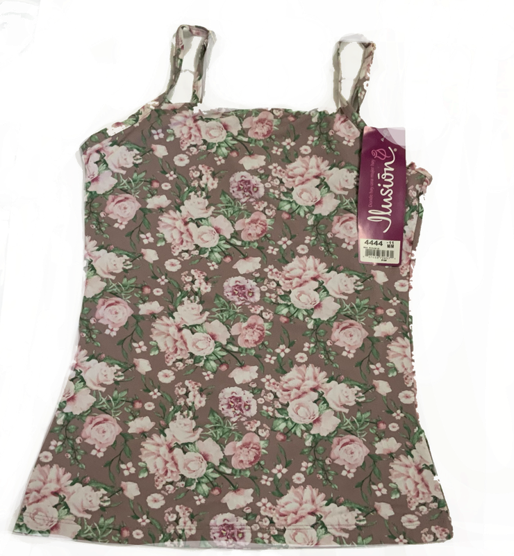 Ilusion Microfiber Camisole- Soft Pink or Dark Wine Red 4444