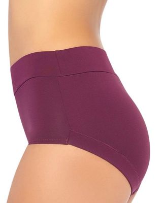 Ilusion Hi-Waist Polyamide-Spandex-Crotch Cotton Panty Light Tummy Support- 1551