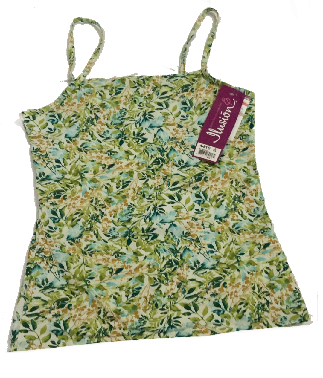 Illusion Microfiber Camisole Double Lined Front-4410
