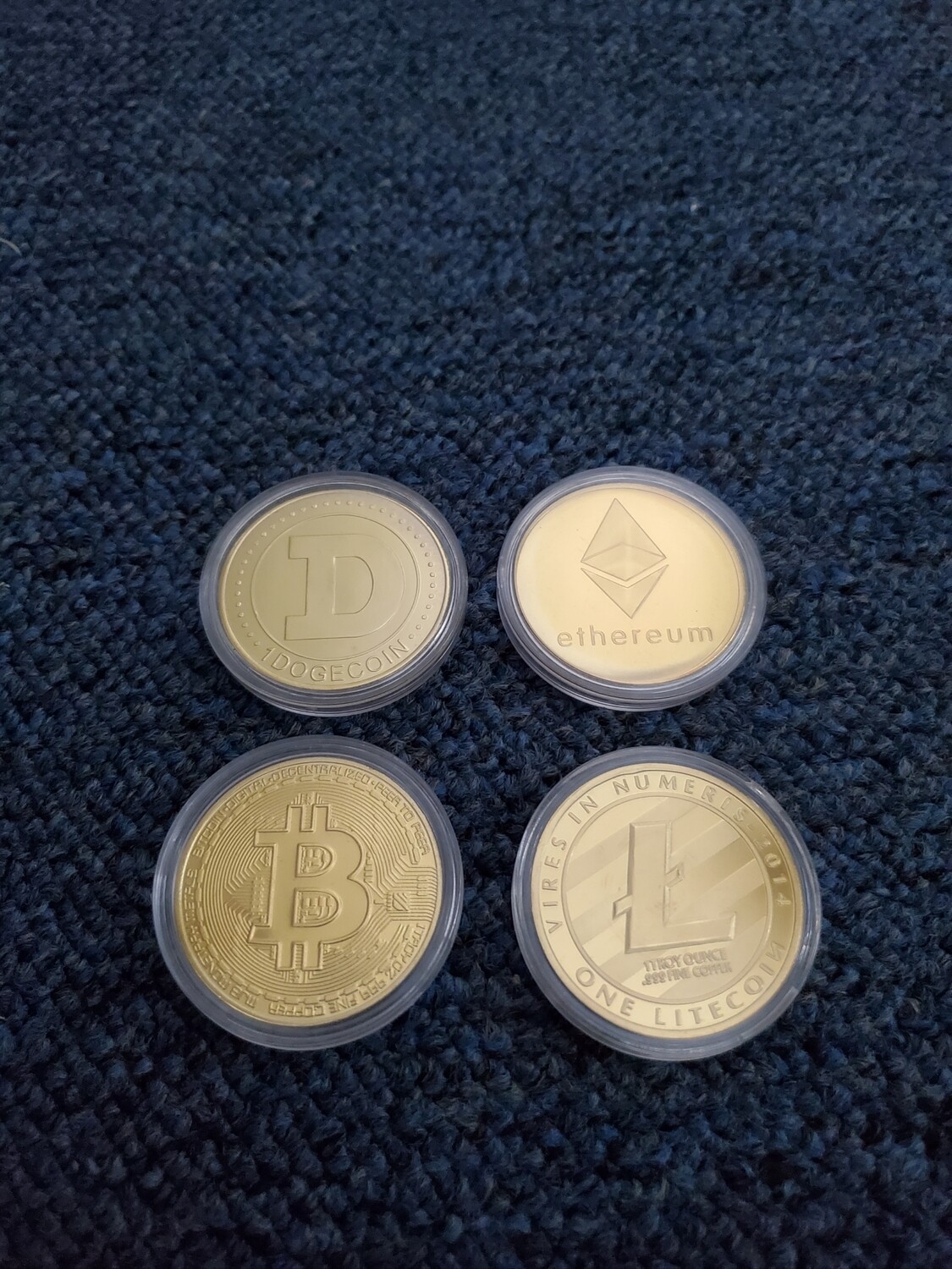 Collectible Crypto Currency Coins