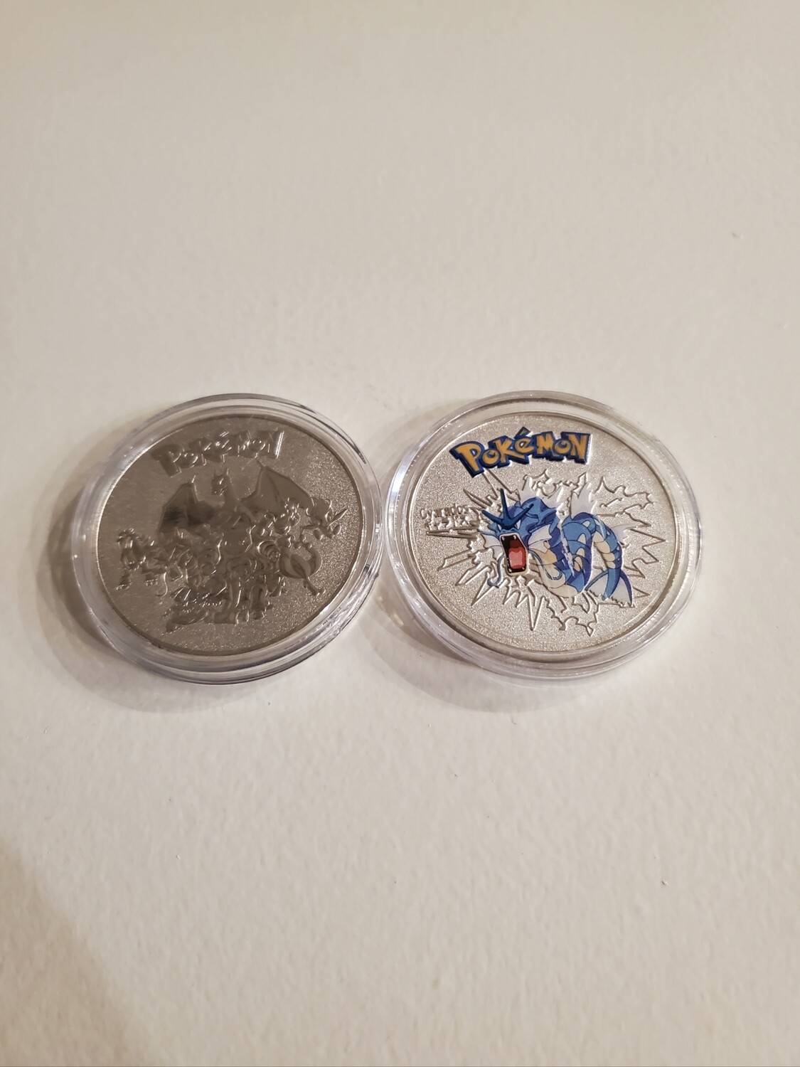 Gyarados Silver Pokemon Collectible Metal Coin!