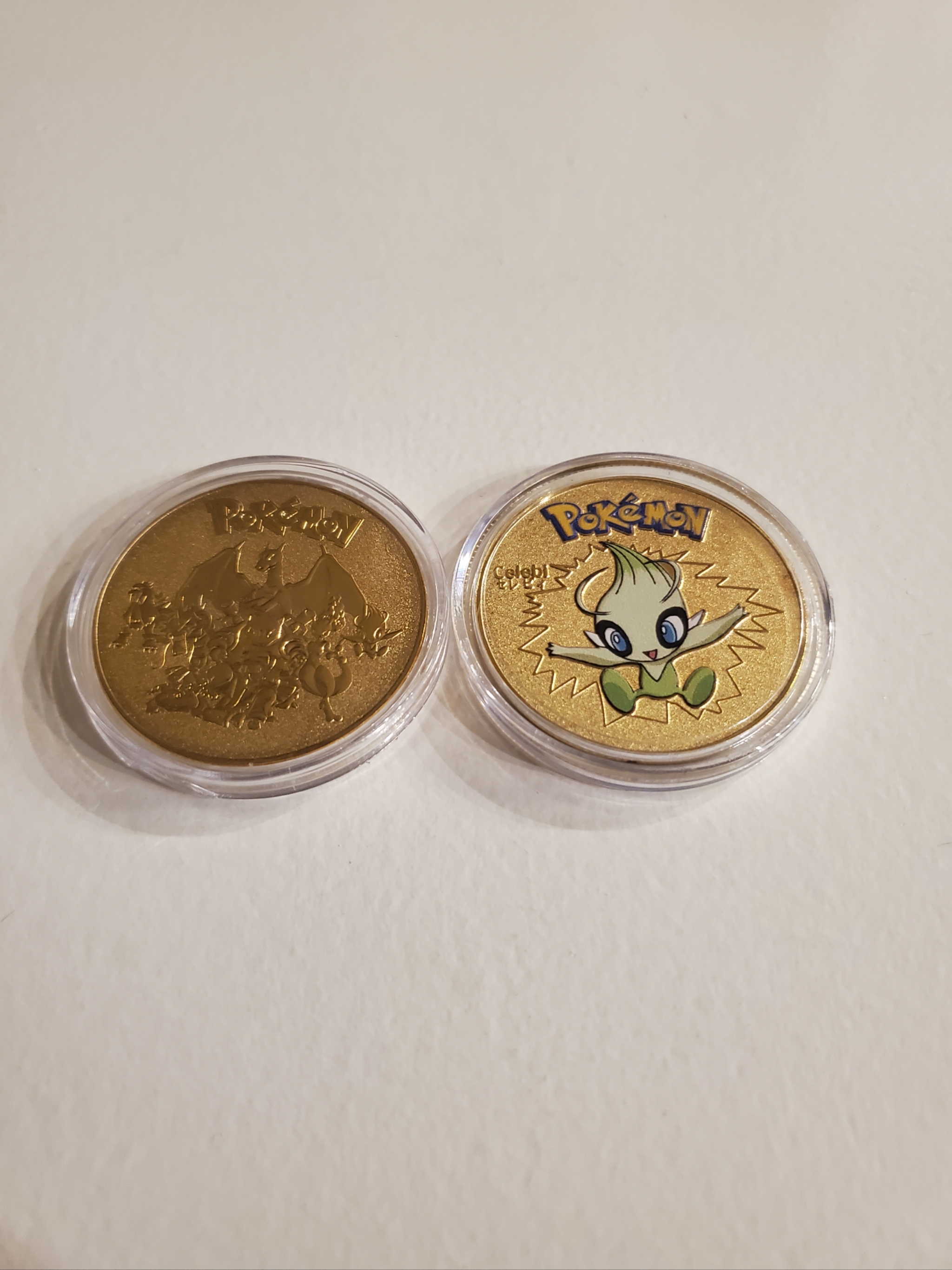 Celebi Gold Pokemon Metal Collectible Coin! 10