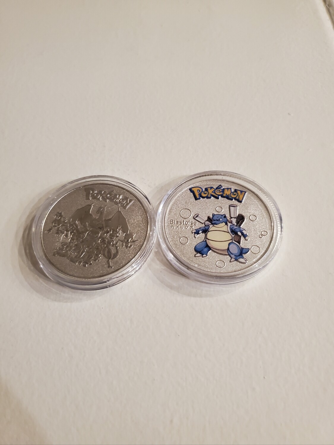 Blastoise Silver Pokemon Collectible Metal Coin!
