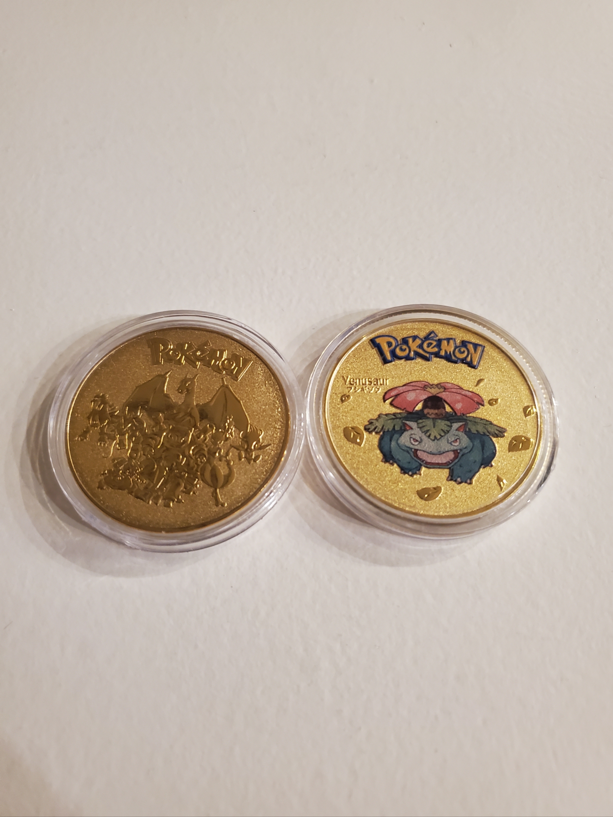 Celebi Gold Pokemon Metal Collectible Coin! 4