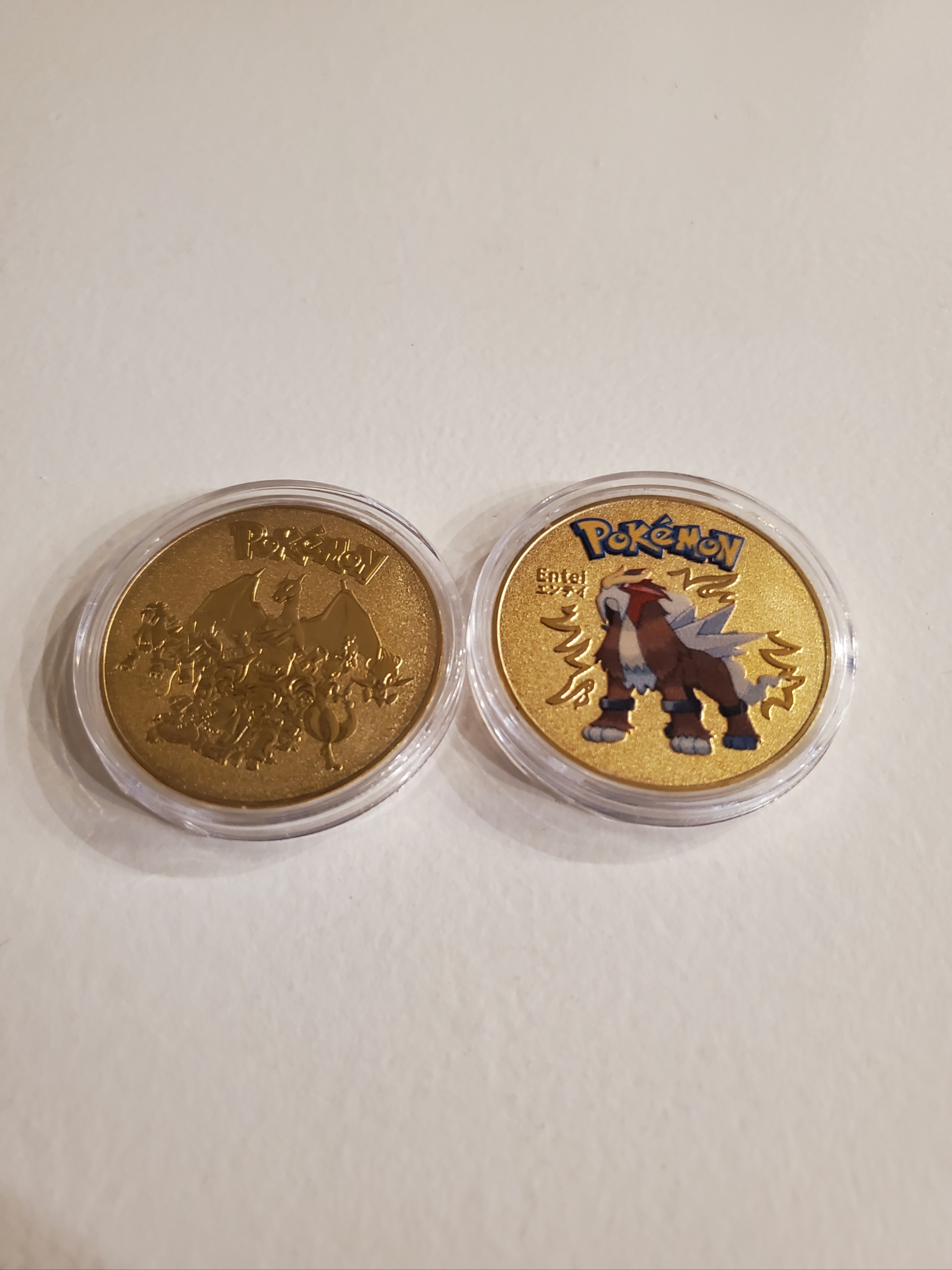 Celebi Gold Pokemon Metal Collectible Coin! 7
