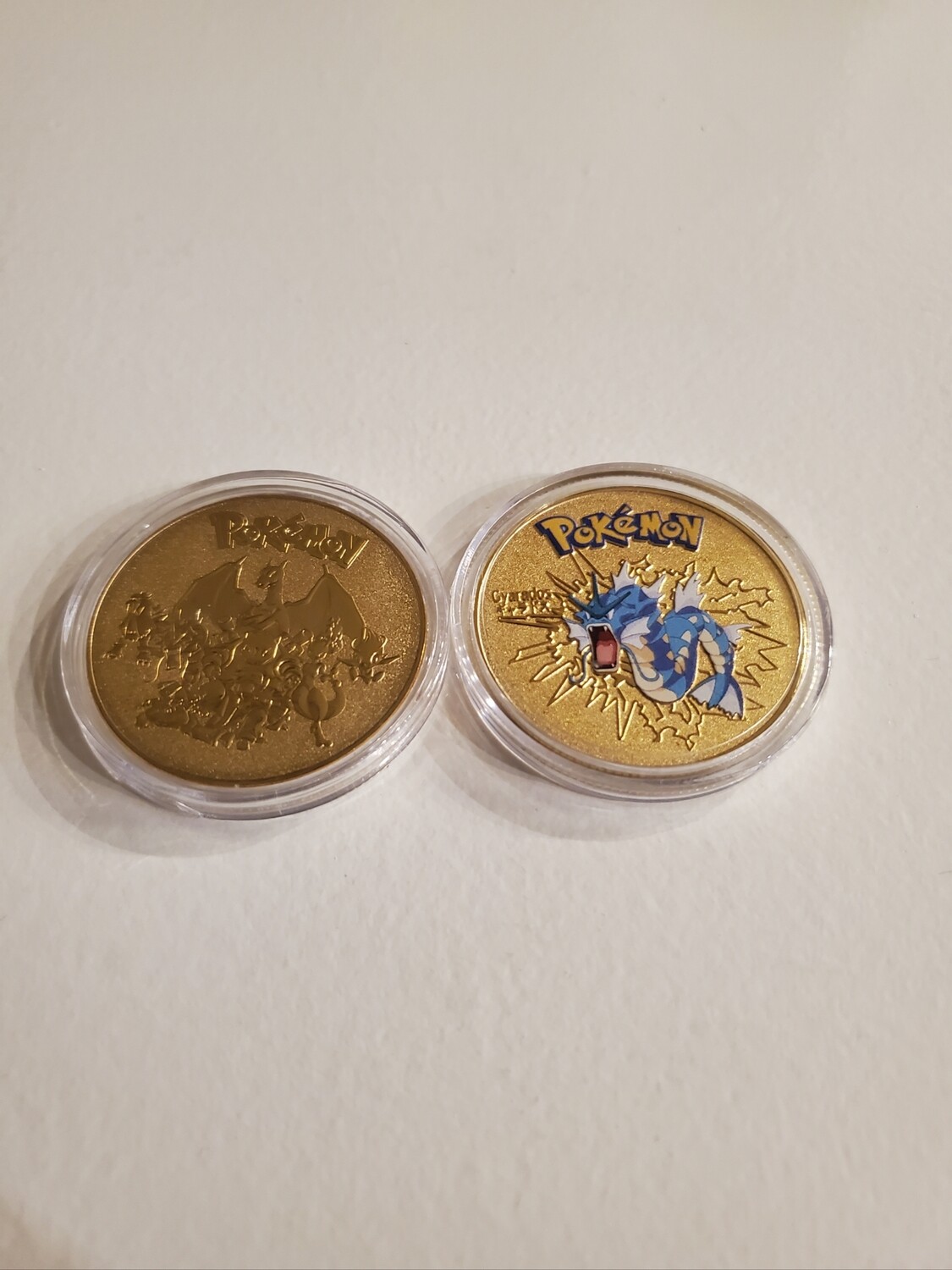 Gyarados Gold Pokemon Metal Collectible Coin!