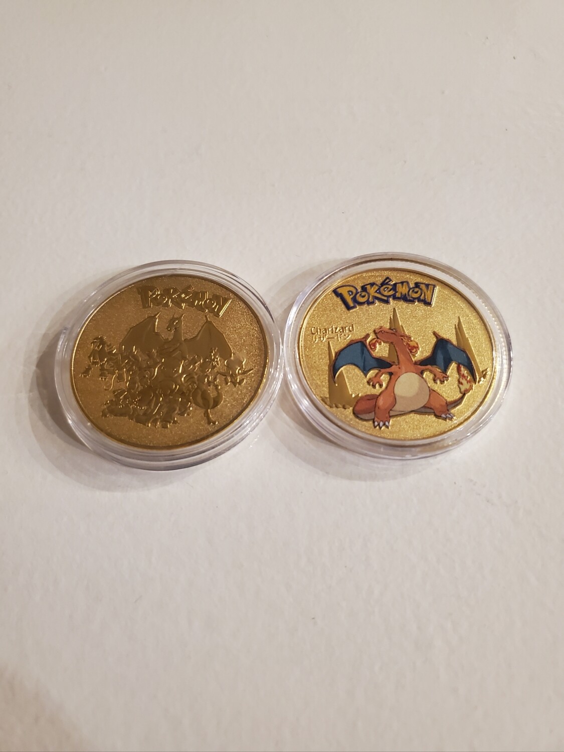 Charizard Gold Pokemon Metal Collectible Coin!