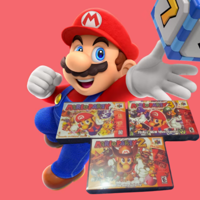 Mario Party 1, 2, 3 for Nintendo 64!