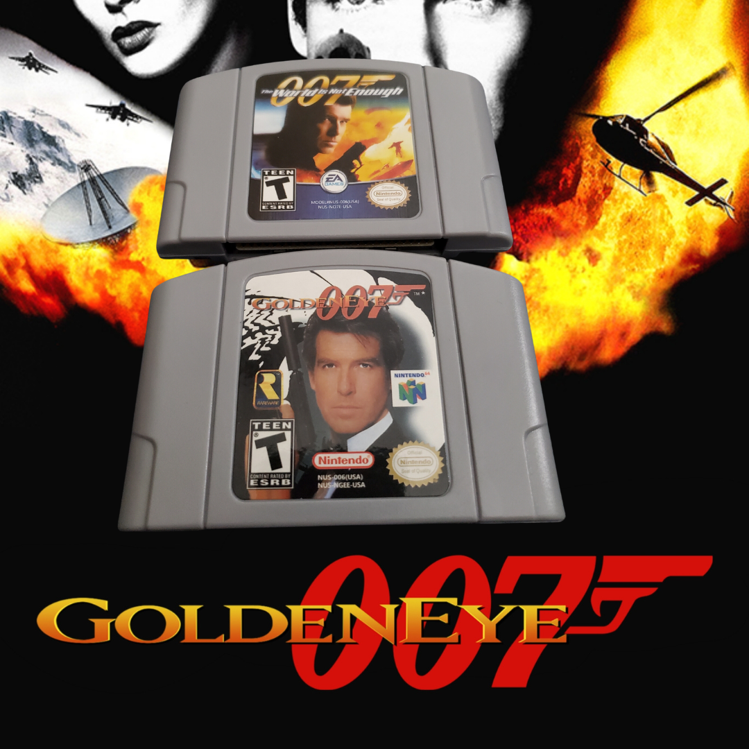 007 Golden Eye &amp; The World is not Enough for Nintendo 64!
