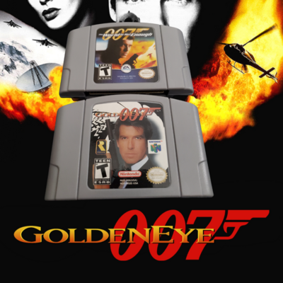 007 Golden Eye &amp; The World is not Enough for Nintendo 64!