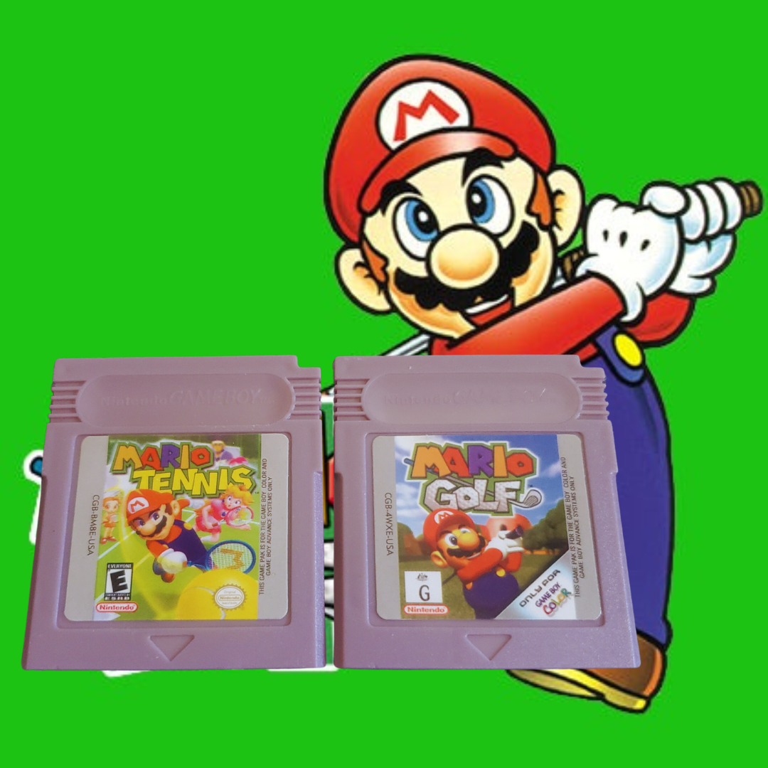 Mario Golf &amp; Mario Tennis for Gameboy Color
