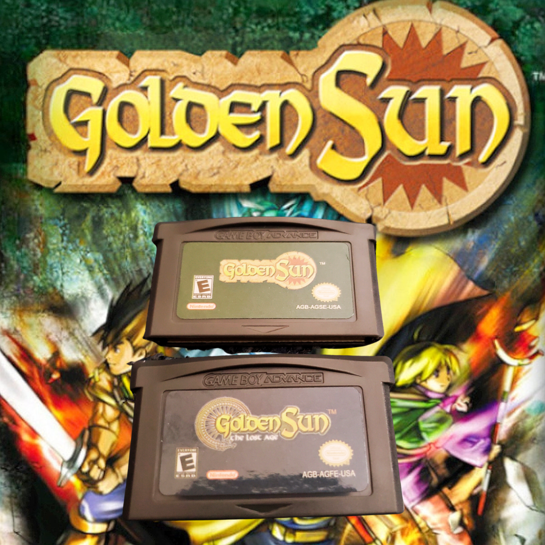 Golden Sun &amp; Golden Sun The Lost Age for Gameboy Advance!