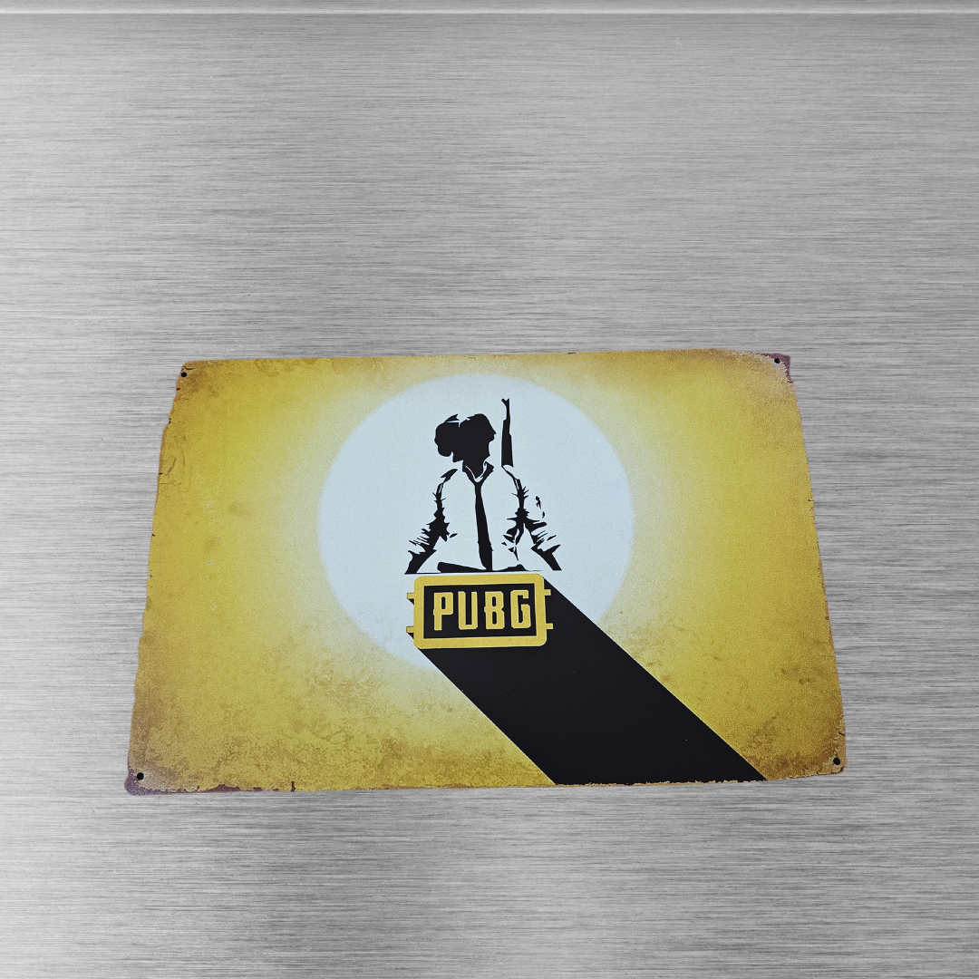PUBG Metal Sign 12 x 8in