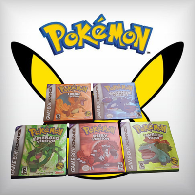 Pokemon Games for Gameboy Advance! Leafgreen, Emerald, Ruby, Firered, &amp; Sapphire