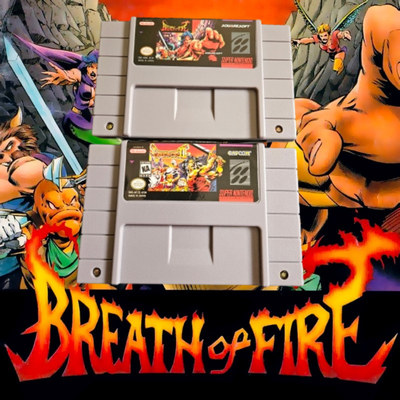 Breath of Fire 1 &amp; 2 for SNES!