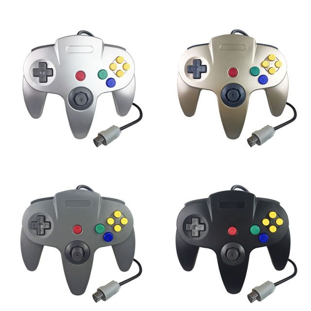 Nintendo 64 controller – authentic console plug-in accessory.
