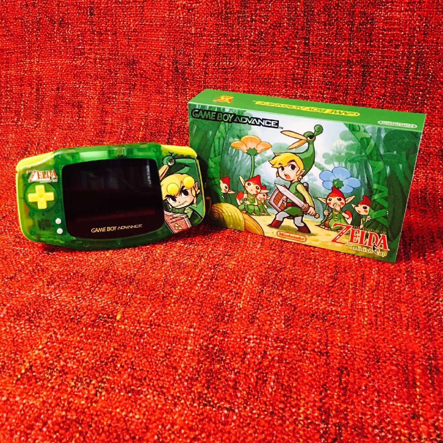 Zelda Gameboy Advance Console (IPS) — Game Boy Advance — Zelda GBA W & Blue Box 5