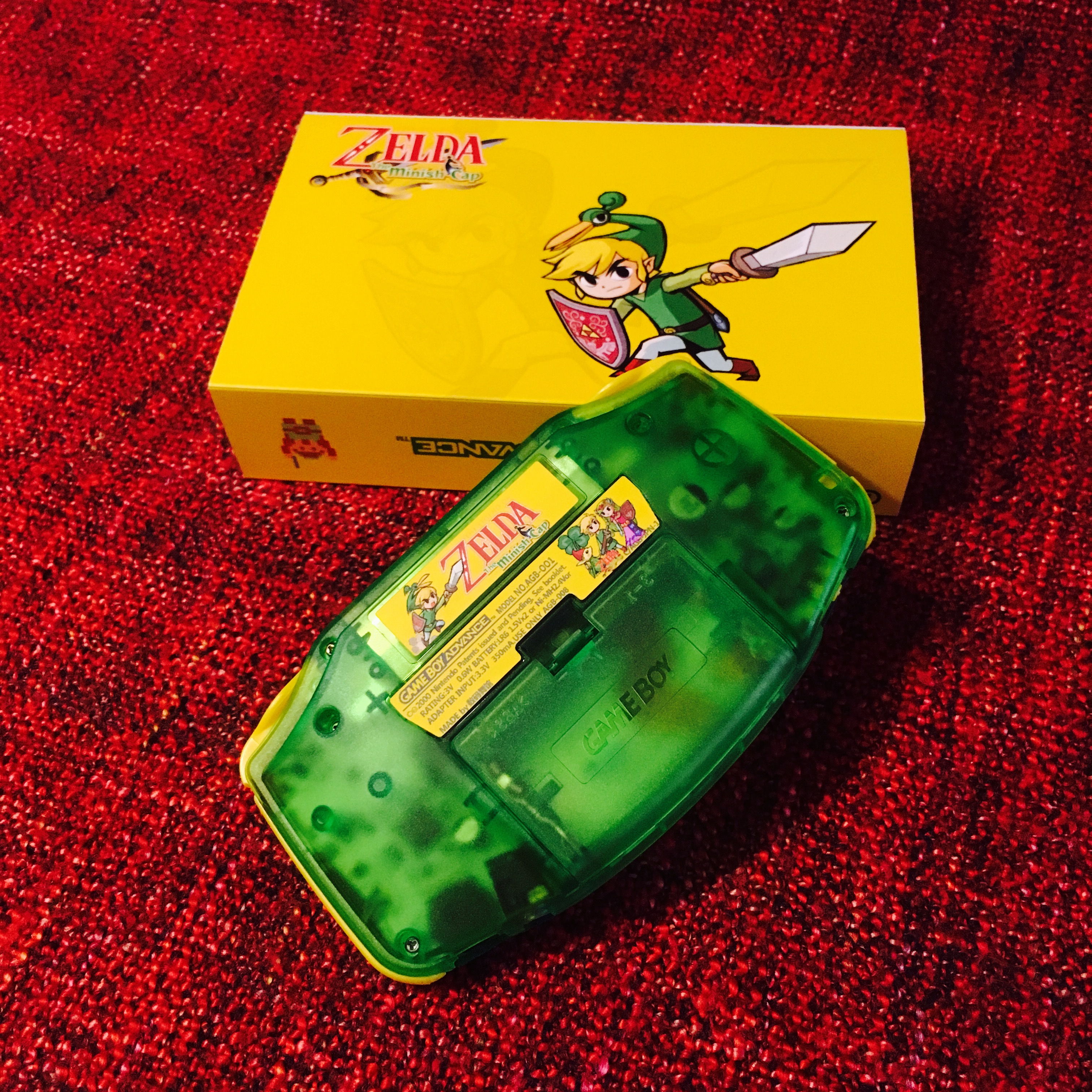 Zelda Gameboy Advance Console (IPS) — Game Boy Advance — Zelda GBA W & Blue Box 6