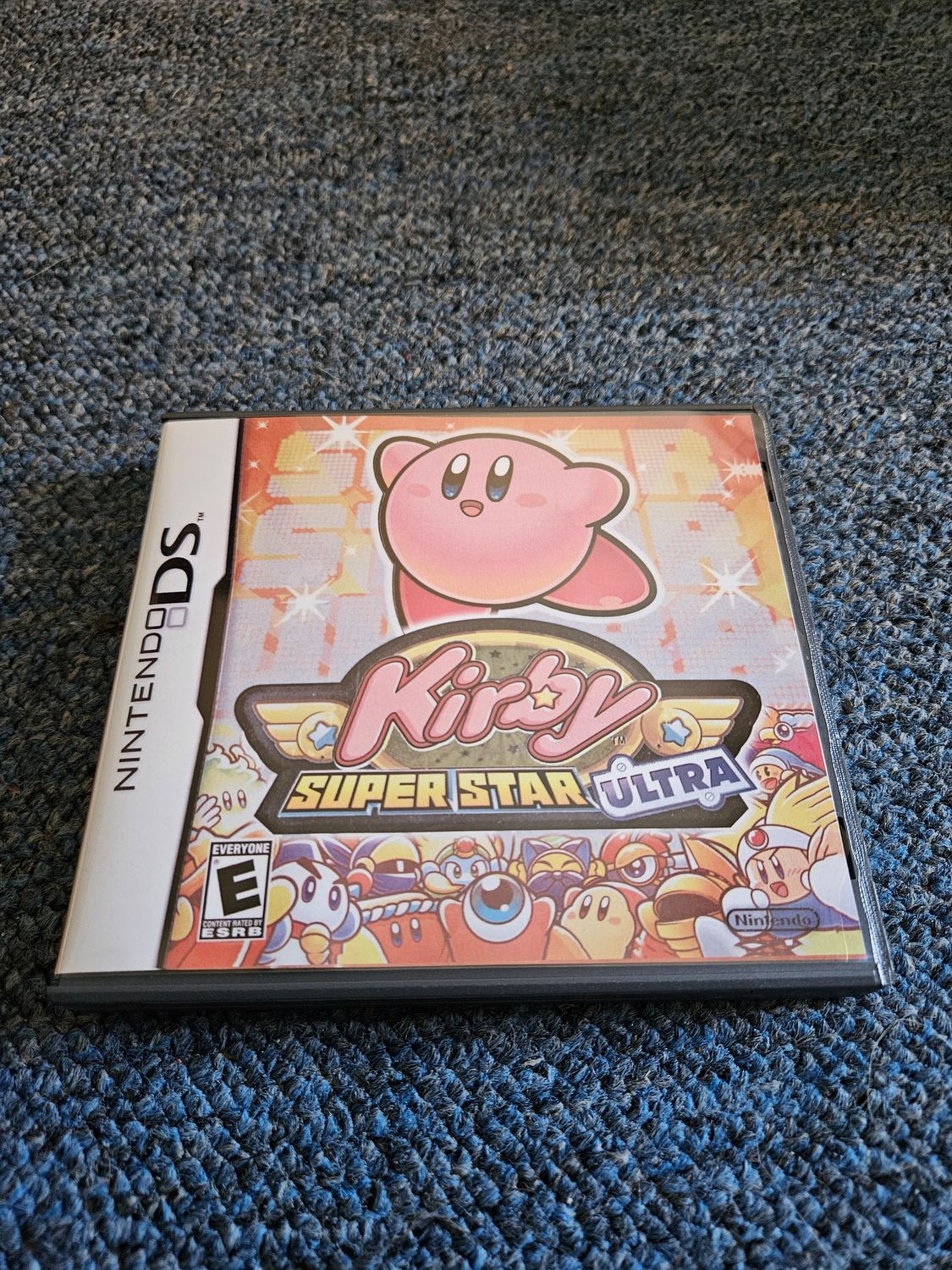 Kirby Super Star Ultra Nintendo DS cartridge – enhanced platforming anthology.