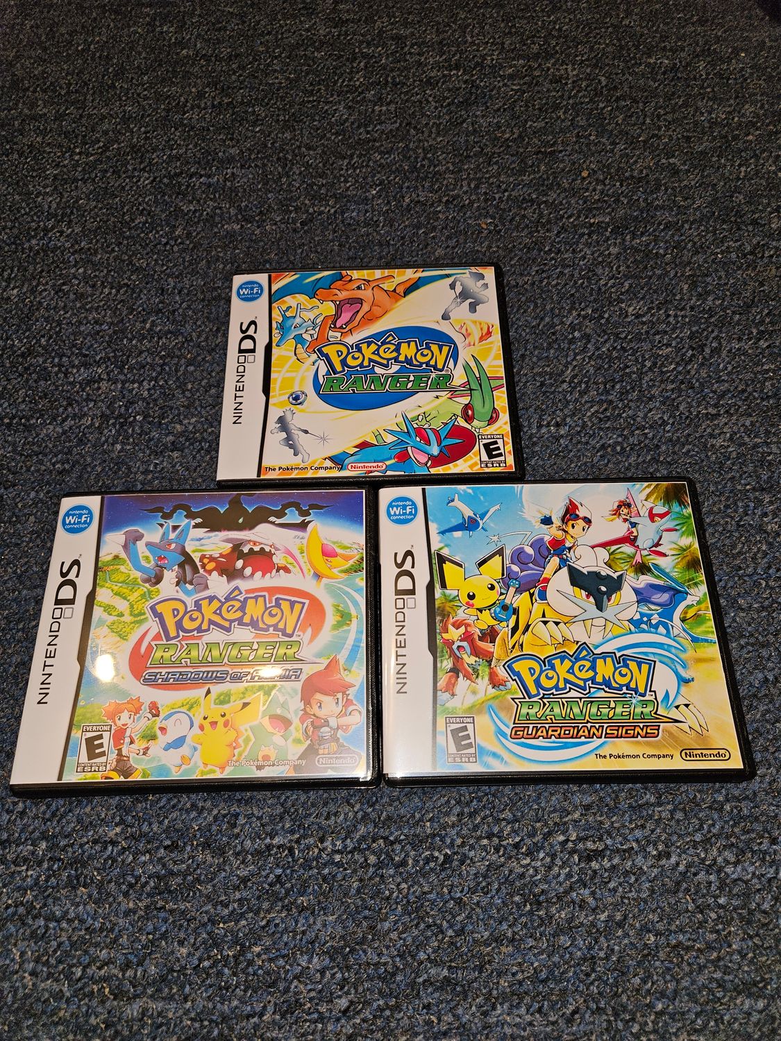 Pokemon Ranger, Shadows of Almia, &amp; Guardian Signs for Nintendo DS!