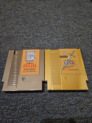 The Legend of Zelda &amp; Zelda 2 Adventure of Link for NES!