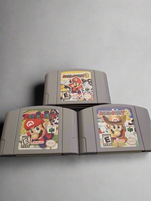 Mario Party 1, 2, 3 for Nintendo 64!