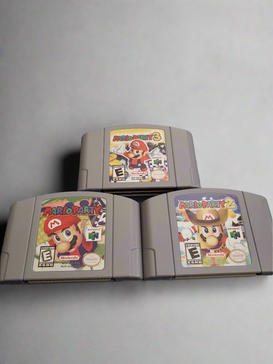 Mario Party 1, 2, 3 for Nintendo 64!