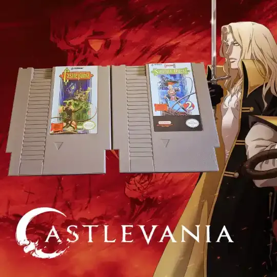 Castlevania &amp; Castlevania 2 Simon&#39;s Quest (NES Game Cartridges)