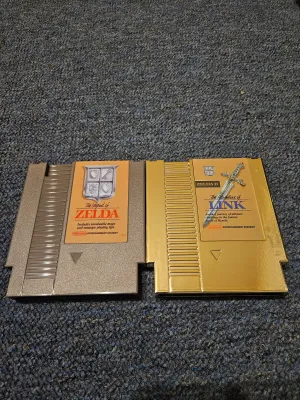 The Legend of Zelda &amp; Zelda 2 Adventure of Link for NES!