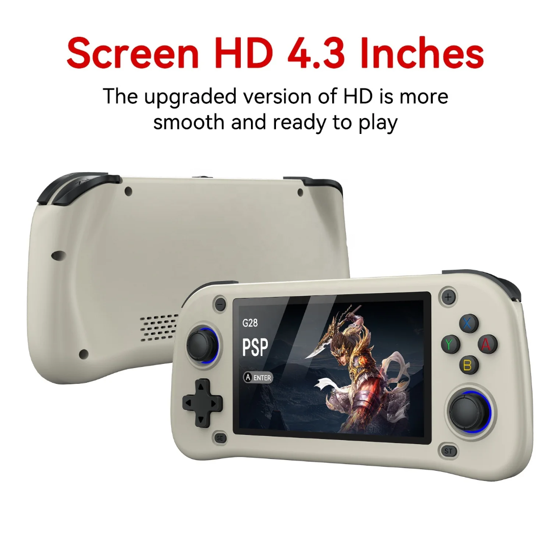 G28 Retro Handheld Game Console – Portable 4.3" Display & Classic Games 4