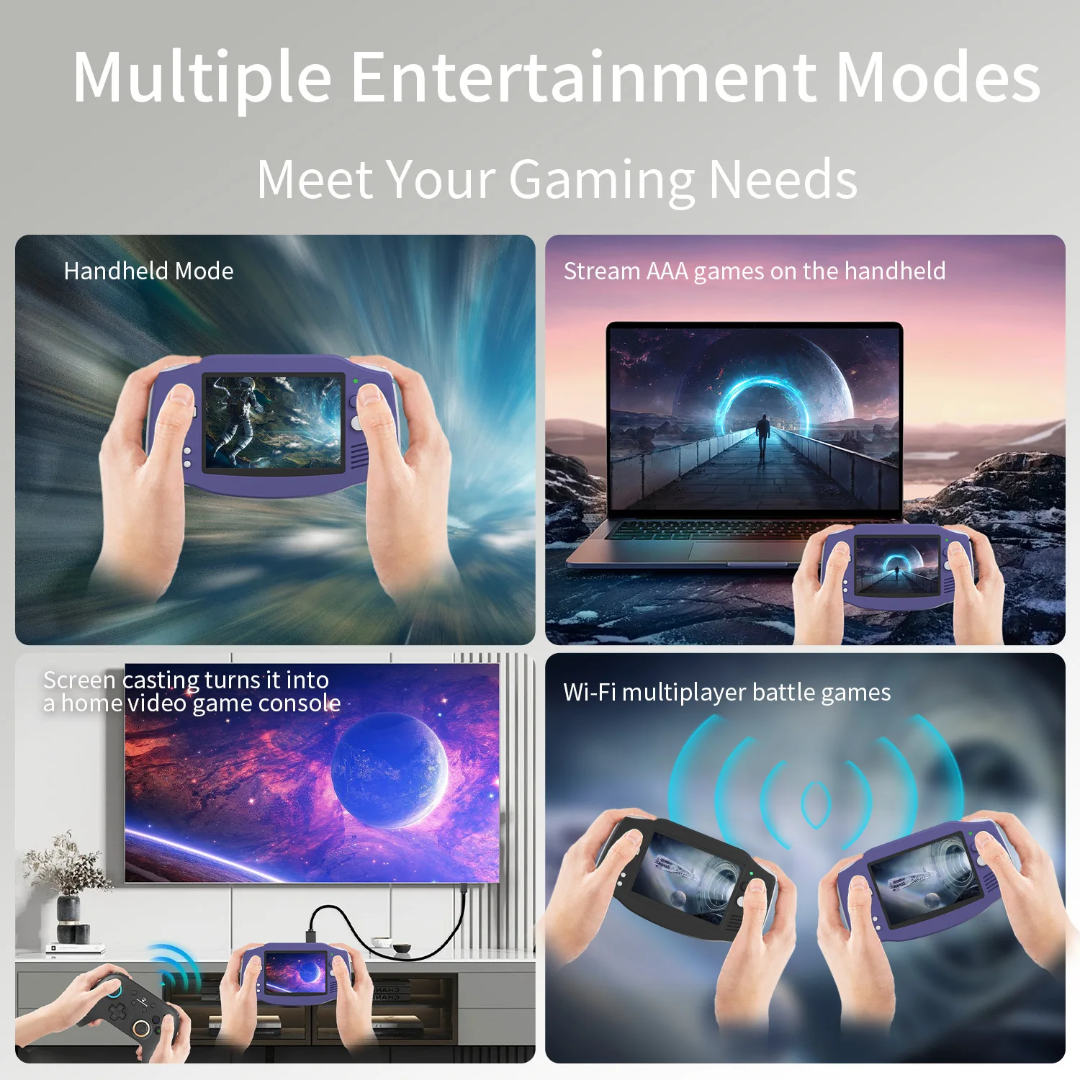 Anbernic Modded Console RG34XX– 3.4" HD Screen, 5000+ Games, WiFi & TV Output — Plug & Play Console — 5000 Built-In Games 3