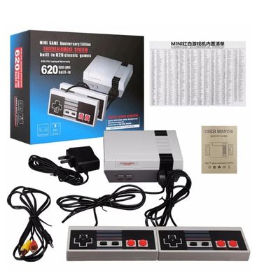 Mini NES Classic Edition – 620 Built-In Retro Games, Plug &amp; Play Console