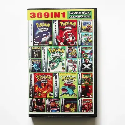 Game Boy Advance 369-in-1 Cartridge – Pokémon, Mario, Zelda &amp; More Classic Games