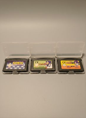 Sonic Advance 1, 2 &amp; 3 for GBA!