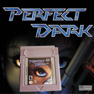 Perfect Dark Gameboy Color cartridge – stealth shooter adventure.