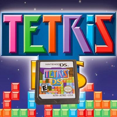 Tetris Nintendo DS cartridge – timeless puzzle game.