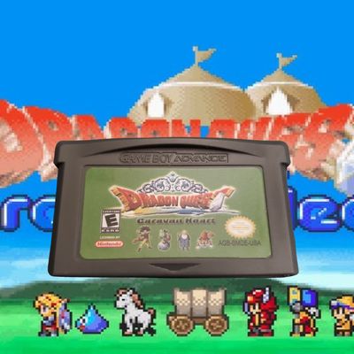 Dragon Quest: Caravan Heart Gameboy Advance cartridge – rare RPG spin-off.