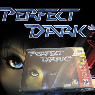 Perfect Dark Nintendo 64 cartridge – stealthy sci-fi shooter.