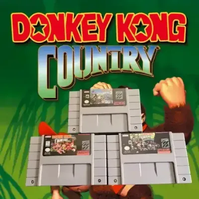 Donkey Kong Country Games 1, 2, &amp; 3 (SNES)