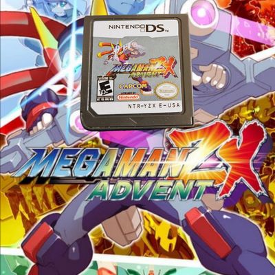 Mega Man ZX Advent Nintendo DS cartridge – intense action platformer.