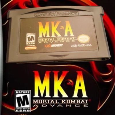 Mortal Kombat Advance Gameboy Advance cartridge – portable fighting action.