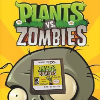 Plants vs. Zombies Nintendo DS cartridge – addictive tower defense game.