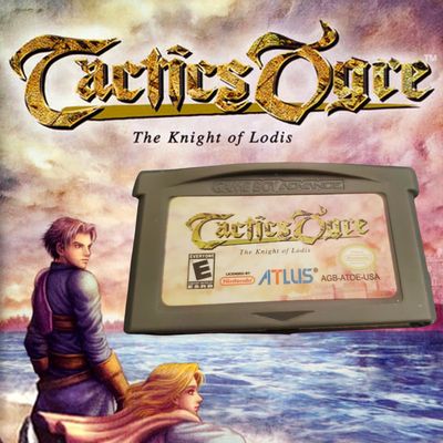 Tactics Ogre: The Knight of Lodis Gameboy Advance cartridge – tactical RPG masterpiece.